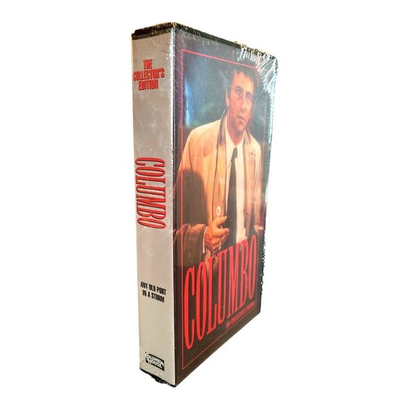 NOS Columbo The Collector's Series Sealed VHS Any Old Port in a Storm Columbia - Picture 3 of 4